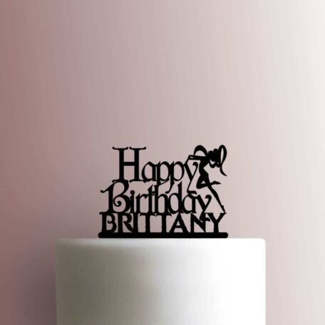 Custom Sailor Moon Happy Birthday Name 225-B851 Cake Topper