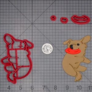 Dog with Frisbee 266-K114 Cookie Cutter Set