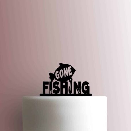 Gone Fishing 225-B778 Cake Topper