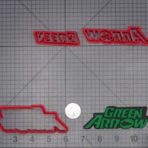 Green Arrow Logo 266-K211 Cookie Cutter Set