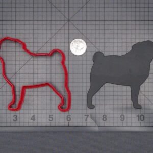 Pug Dog 266-K162 Cookie Cutter Silhouette