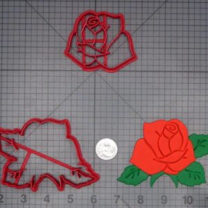 Rose Flower 266-K159 Cookie Cutter Set