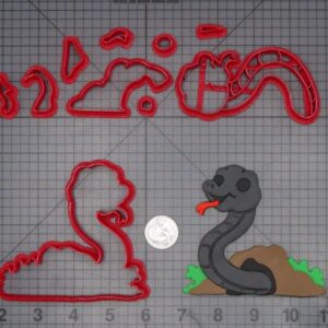 Snake in Hole 266-K153 Cookie Cutter Set