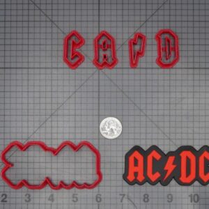 AC DC Logo 266-K415 Cookie Cutter Set