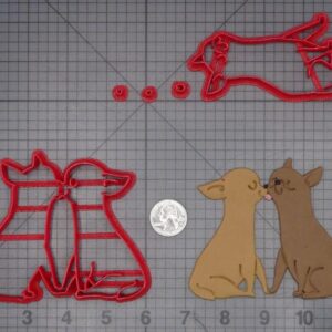 Chihuahua Kisses 266-K254 Cookie Cutter Set