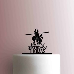 Custom Avatar The Last Airbender - Aang Happy Birthday Name 225-B868 Cake Topper