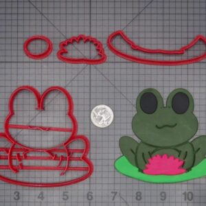 Frog on Lilypad 266-K296 Cookie Cutter Set