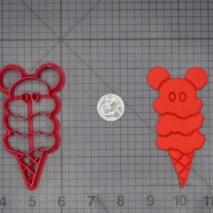 Mickey Mouse Ice Cream Cone 266-K548 Cookie Cutter