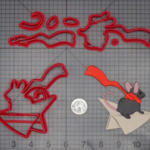 Mouse on Paper Airplane 266-K400 Cookie Cutter Set
