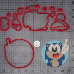Sonic the Hedgehog - Sonic 266-K426 Cookie Cutter Set