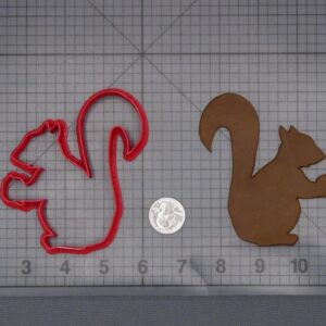 Squirrel with Nut 266-K302 Cookie Cutter Silhouette