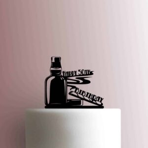 Custom Whiskey and Cigar Age 225-B944 Cake Topper