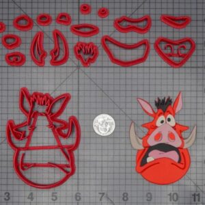 Lion King - Pumba Scared Head 266-K501 Cookie Cutter Set
