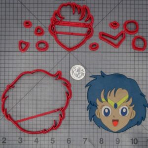 Sailor Moon - Mercury Head 266-K713 Cookie Cutter Set