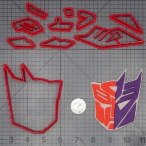Transformers - Autobot and Decepticon Head 266-K534 Cookie Cutter Set