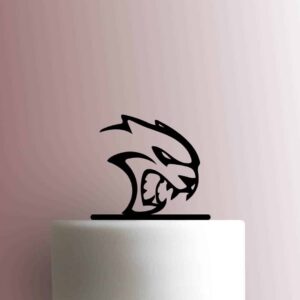 Dodge Hellcat Logo 225-B988 Cake Topper