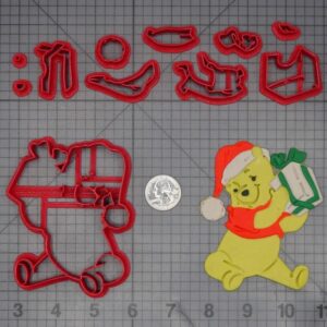 Christmas - Winnie the Pooh with Present 266-L057 Cookie Cutter Set
