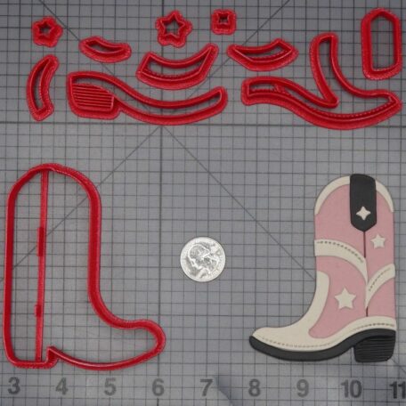 Cowboy Boot 266-K815 Cookie Cutter Set