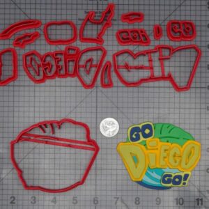 Go Diego Go Logo 266-K913 Cookie Cutter Set