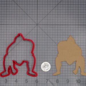 Sumo Wrestler Body 266-L326 Cookie Cutter Silhouette