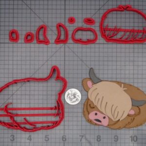 Highland Cow 266-L388 Cookie Cutter Set