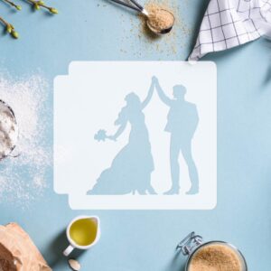 Wedding Bride and Groom 783-J147 Stencil