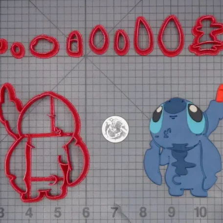 Lilo and Stitch - Stitch with Crayon 266-L910 Cookie Cutter Set
