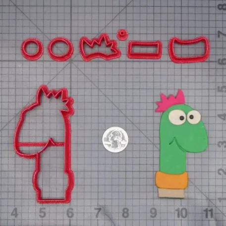 Sock Puppet 266-L812 Cookie Cutter Set
