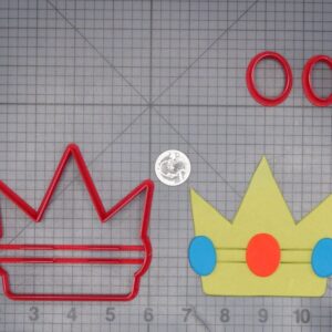 Super Mario - Princess Peach Crown 266-L810 Cookie Cutter Set