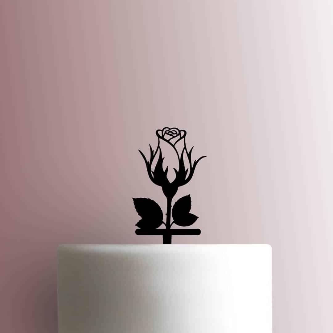 Rose Flower 225-C437 Cake Topper