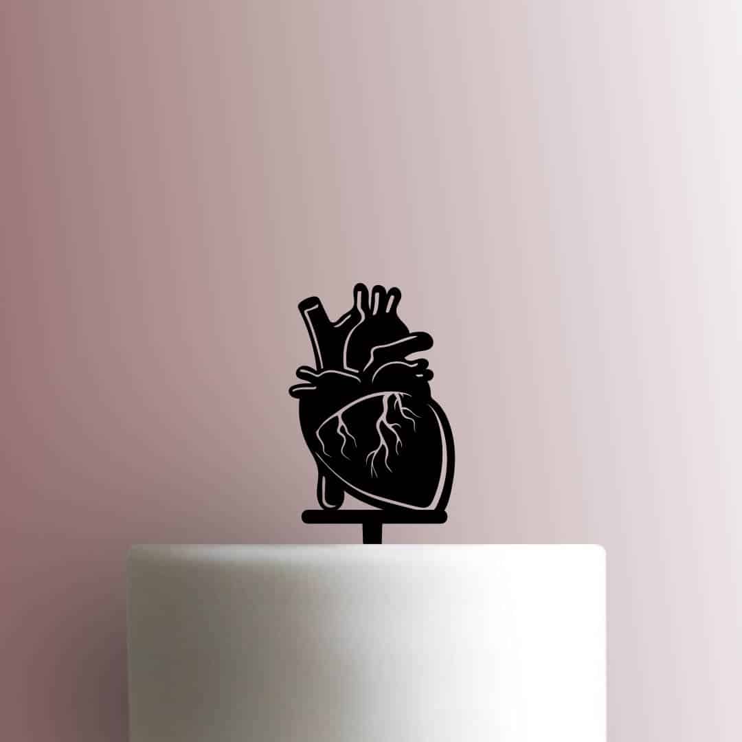 Anatomical Heart 225-C516 Cake Topper