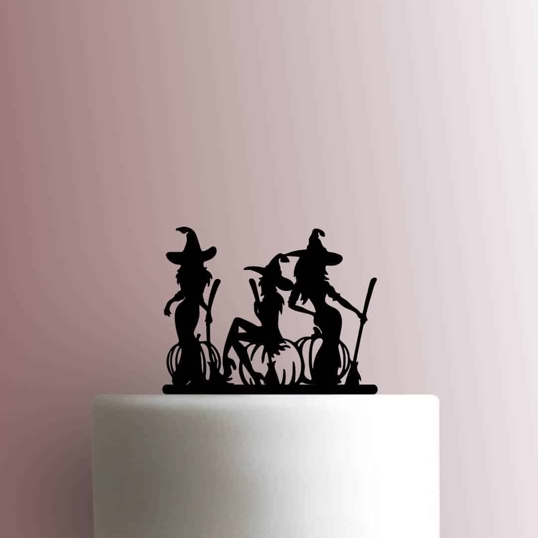 Halloween - Witches with Pumpkins 225-C505 Cake Topper