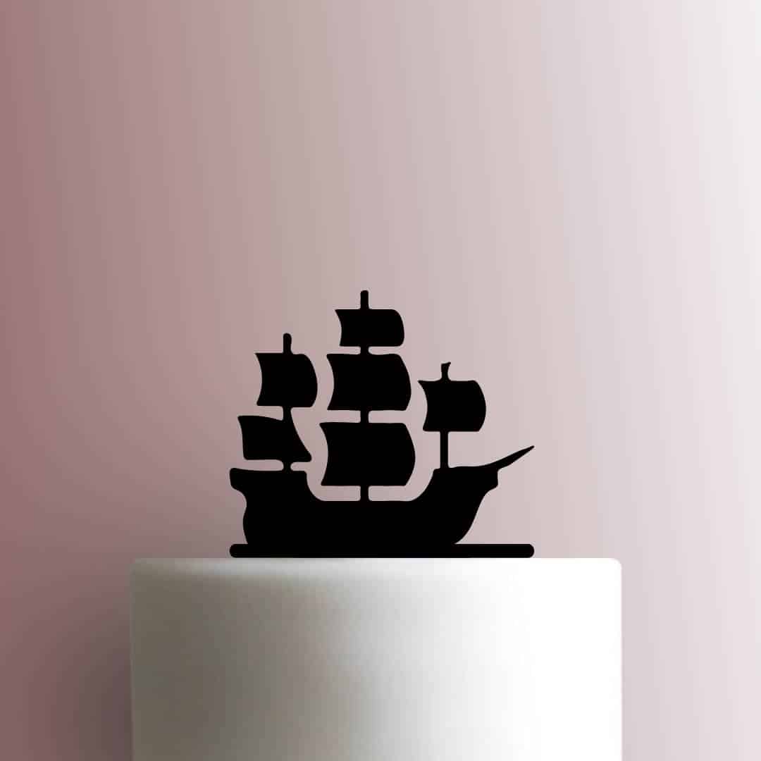 Pirate Ship 225-C477 Cake Topper