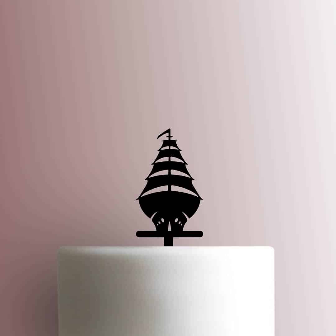 Pirate Ship 225-C495 Cake Topper