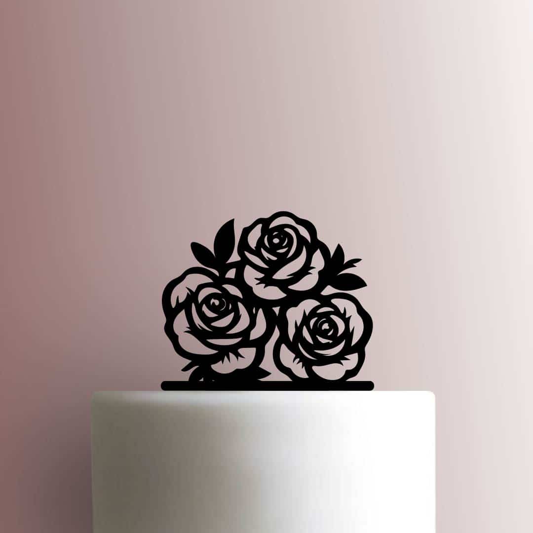 Roses Flower 225-C487 Cake Topper