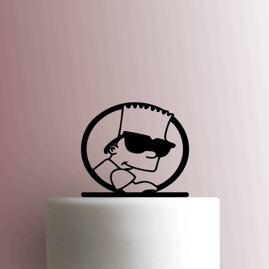 Simpsons - Bart in Sunglasses 225-C518 Cake Topper