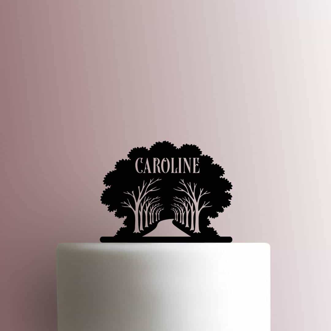 Custom Trees on Road Name 225-C546 Cake Topper