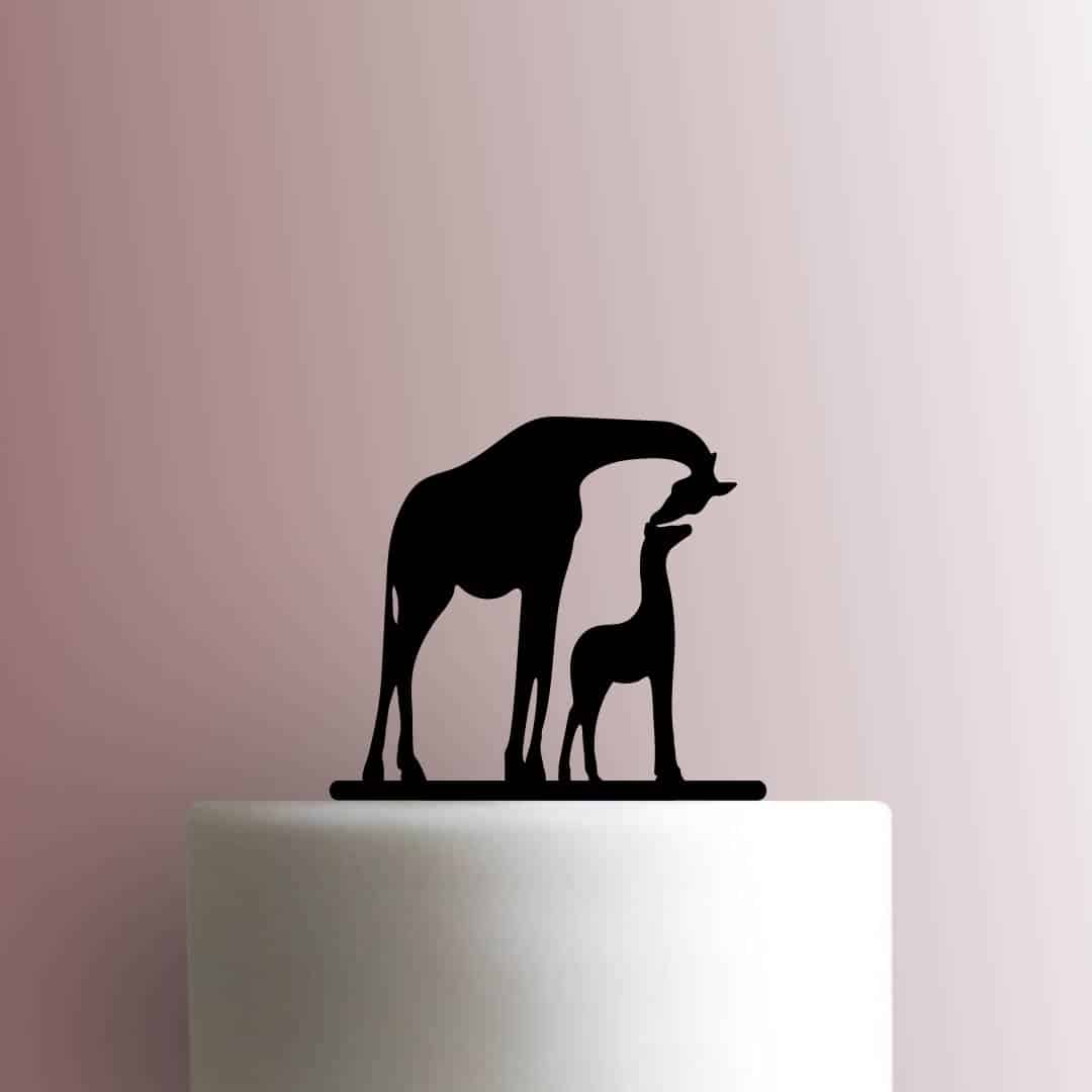 Giraffe Kisses 225-C571 Cake Topper