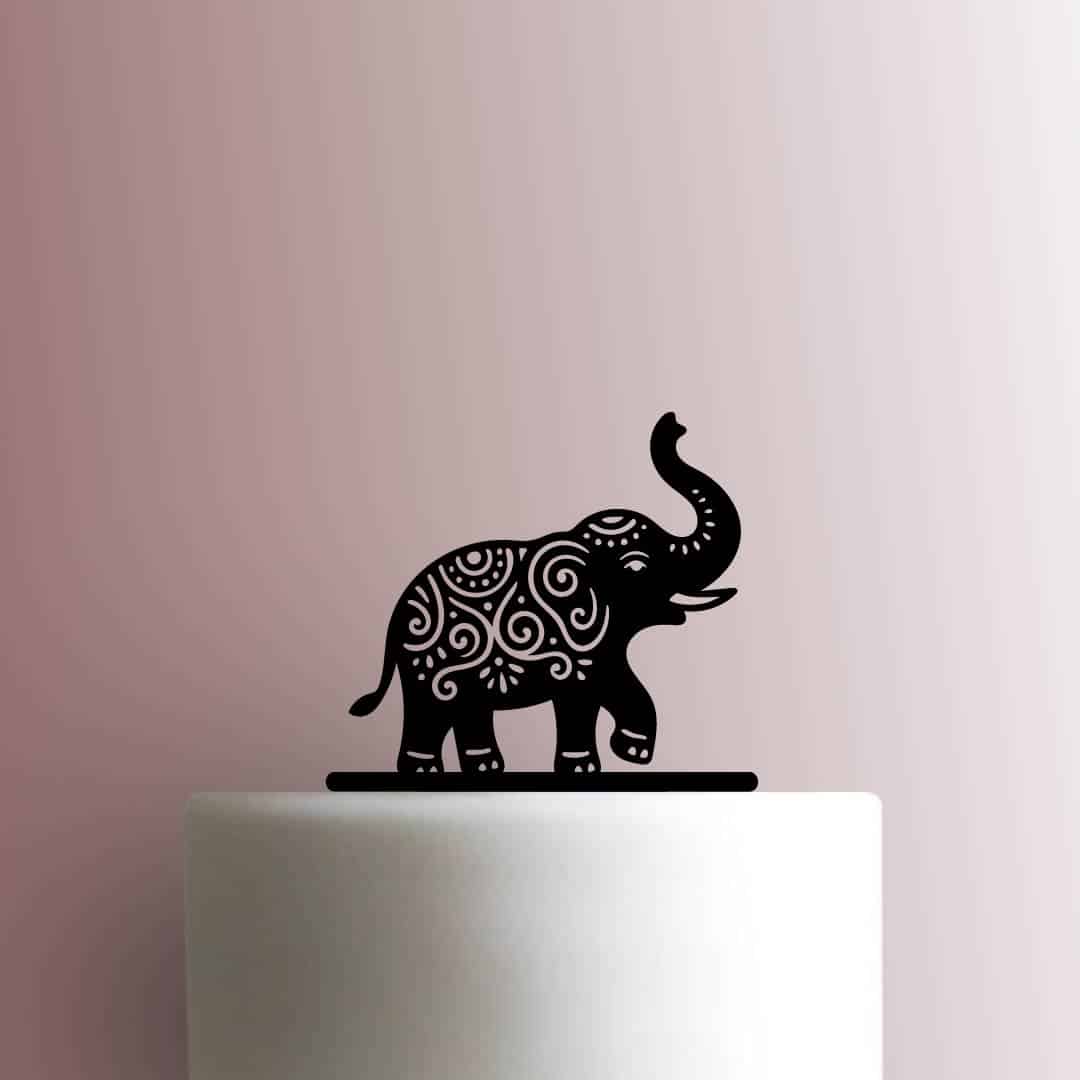 Indian Elephant 225-C556 Cake Topper
