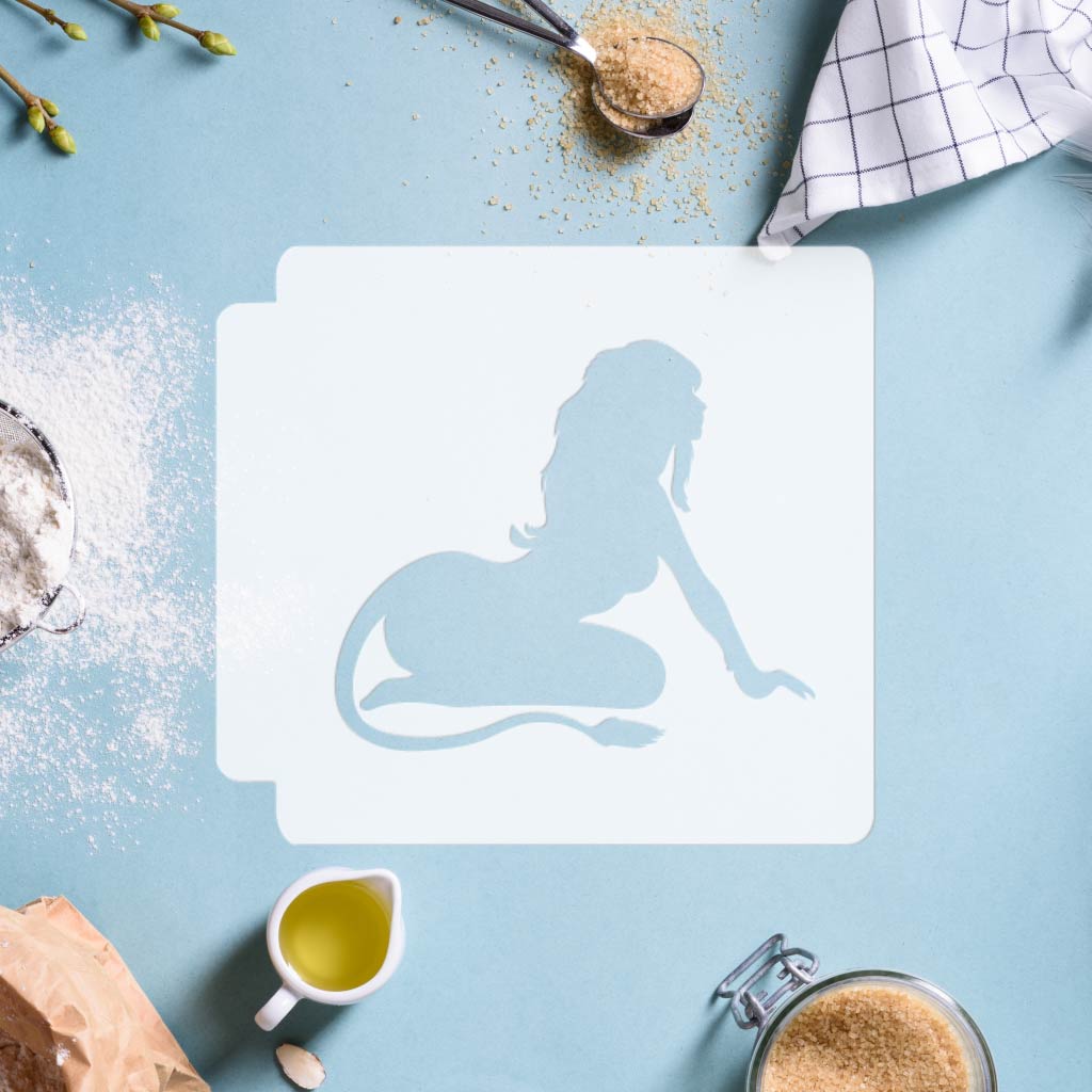Lion Woman 783-K689 Stencil