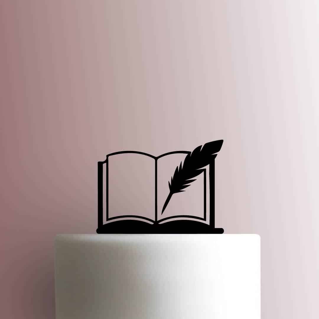Open Book 225-C557 Cake Topper