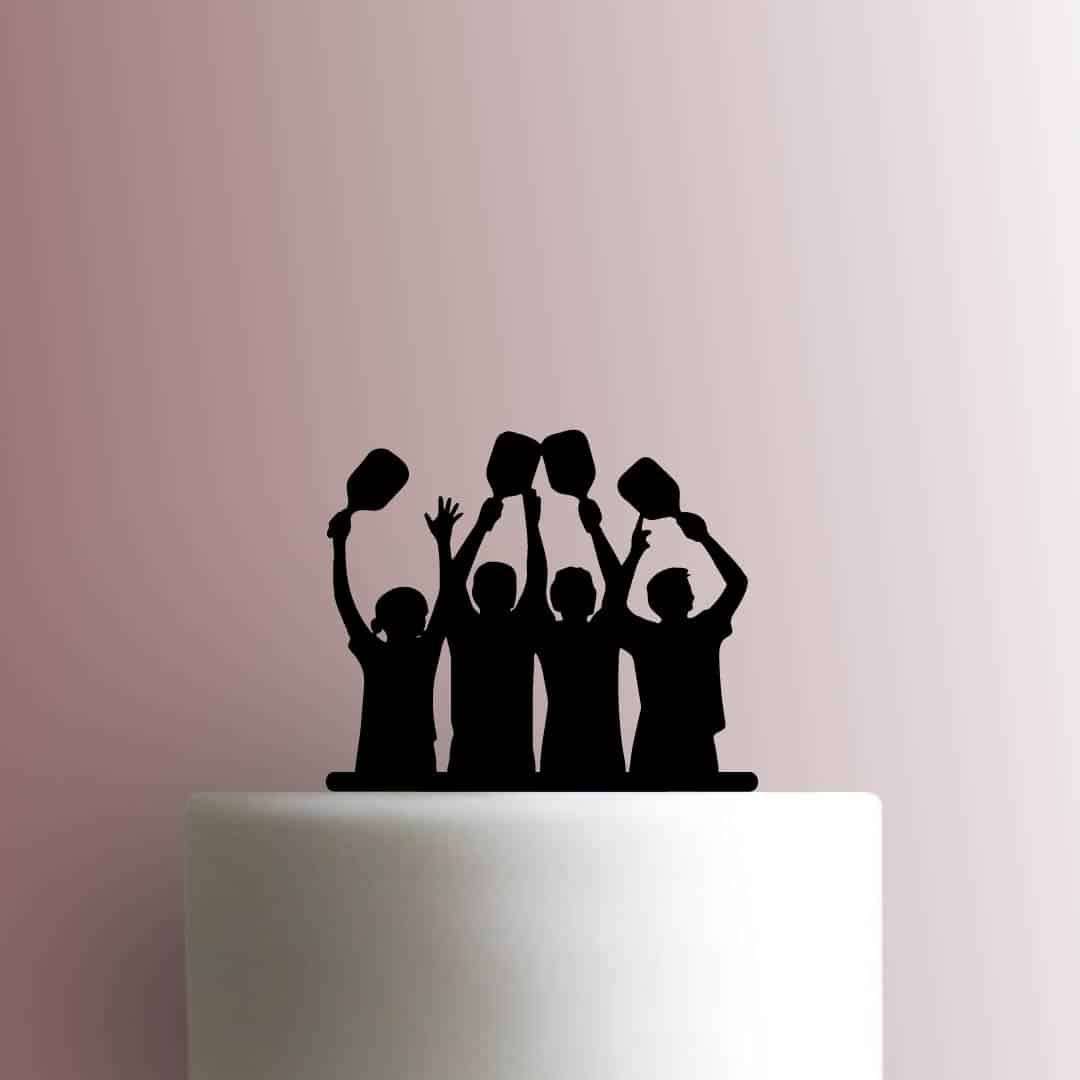 Pickleball Players 225-C564 Cake Topper