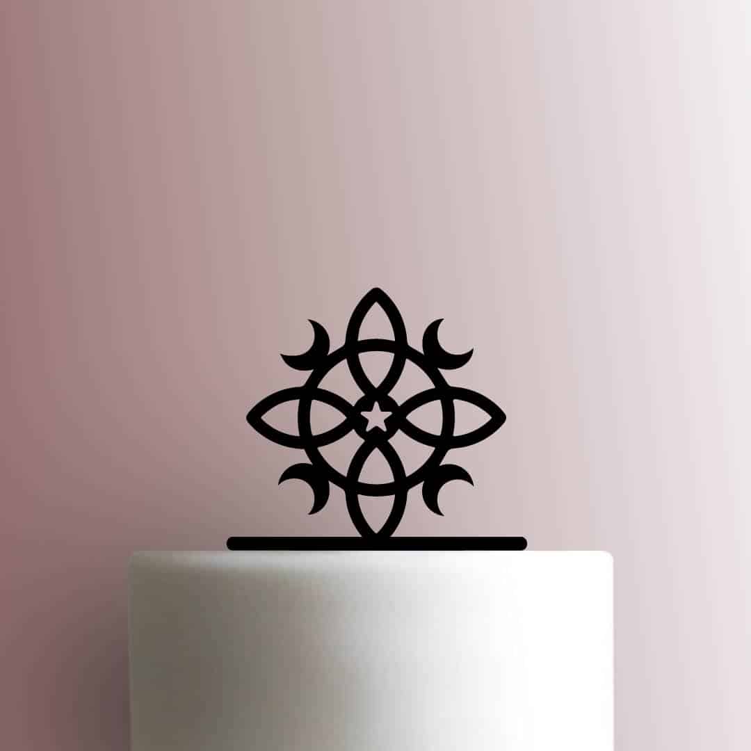 Witches Knot Moon 225-C542 Cake Topper